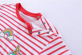 img 1 attached to Mud Kingdom T Shirt Sleeve Unicorn Girls' Clothing