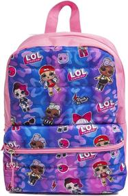 img 3 attached to 🎒 Quilted Pocket Toddler Backpack for Girls