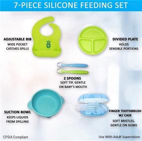 img 2 attached to CERIZONA Kids Silicone Plate Spoons