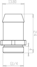 img 1 attached to 🔌 XSPC G1/4" to 1/2" Barb Fitting - 6-Pack, Matte Black - Ideal for Soft Tubing