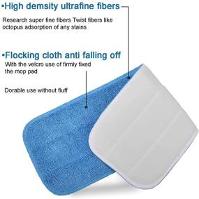 img 2 attached to Microfiber Replacement Commercial Cleaning Reusable