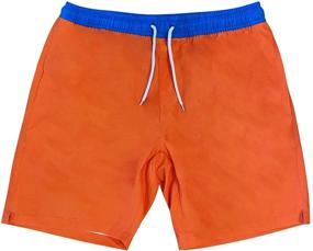 img 2 attached to Stylish Stripes Trunks Swimsuit for Boys: Trendy Bathingsuit in Swimwear Collection