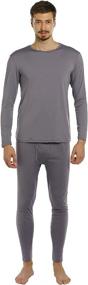 img 4 attached to ViCherub Thermal Underwear Fleece Winter Sports & Fitness and Other Sports