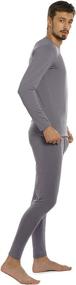 img 2 attached to ViCherub Thermal Underwear Fleece Winter Sports & Fitness and Other Sports