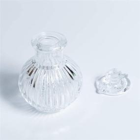 img 2 attached to Authentic Handmade 90ml Japanese Soy Sauce Dispenser Bottle with Chrysanthemum Cap - Clear Glass, Retro Design