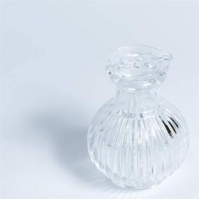 img 3 attached to Authentic Handmade 90ml Japanese Soy Sauce Dispenser Bottle with Chrysanthemum Cap - Clear Glass, Retro Design