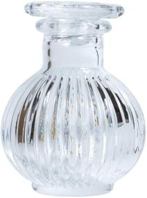 img 4 attached to Authentic Handmade 90ml Japanese Soy Sauce Dispenser Bottle with Chrysanthemum Cap - Clear Glass, Retro Design