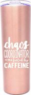 🎅 chaos coordinator tumbler for coworker christmas logo