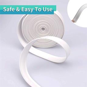 img 3 attached to 🚐 RVMATE RV Vinyl Insert Trim - 1 Inch Wide, 100 Feet - Heavy Duty Trailer Trim for RV Camper Travel Trailer - White Color