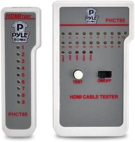 img 3 attached to Pyle PHCT85 HDMI High Definition Cable Tester: Battery Operated Line Finder & Continuity Checker - Test Up to 19 Type A HDMI Cables, with LED Light Indicator & Wire Tracker