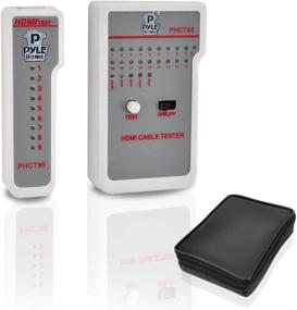 img 4 attached to Pyle PHCT85 HDMI High Definition Cable Tester: Battery Operated Line Finder & Continuity Checker - Test Up to 19 Type A HDMI Cables, with LED Light Indicator & Wire Tracker