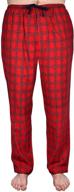 👖 cozy up in style with lee valley genuine flannel pajamas for men logo