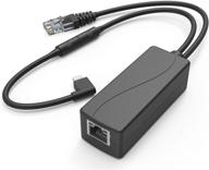 💡 poe texas poe power and data splitter for apple tablets and phones - supports pos, digital signage, & more - extends power delivery up to 328 feet - 802.3af poe to 5 volt converter logo