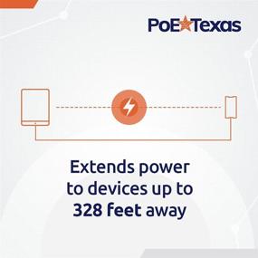 img 1 attached to 💡 PoE Texas POE Power and Data Splitter for Apple Tablets and Phones - Supports POS, Digital Signage, & More - Extends Power Delivery up to 328 Feet - 802.3af POE to 5 Volt Converter