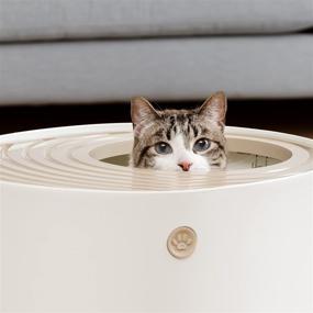 img 3 attached to 🐱 Ideal IRIS Top Entry Cat Litter Box: Includes Cat Litter Scoop for Hassle-Free Cleanup