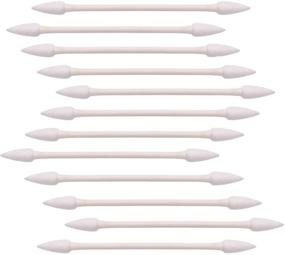 img 4 attached to 💄 Precision Tip Cotton Swabs/Double Pointed Cotton Buds – Ideal for Makeup Application (400pcs)