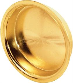 img 2 attached to 🚪 Pack of 2 Prime-Line N 7137 2-1/8-Inch Round Solid Brass Closet Door Pulls with Flush Design