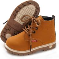 fak toddler waterproof leather anti slip boys' shoes ~ boots логотип