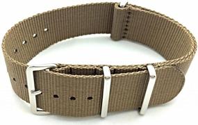 img 1 attached to Fabric NewLife Replacement Stainless Buckle Men's Watches and Watch Bands