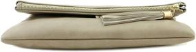 img 2 attached to 👜 Versatile Solene Foldover Wristlet Crossbody: Chic Women's Handbag & Wallet Combo in Classic Black