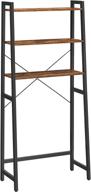🚽 "vasagle 3-tier over-the-toilet rack: industrial style bathroom storage shelf for laundry room space saving - rustic brown and black ubts005b01 logo