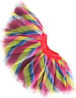 👧 buenos ninos girl's tutu: assorted colors, perfect fit for ages 3-8t logo