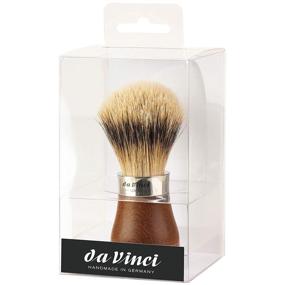 img 1 attached to da Vinci Shaving Series 299 UOMO: Premium Silvertip Shaving Brush with Badger Hair and Kebony Wood Handle