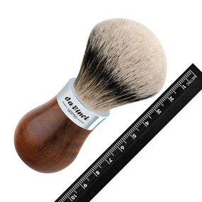 img 2 attached to da Vinci Shaving Series 299 UOMO: Premium Silvertip Shaving Brush with Badger Hair and Kebony Wood Handle