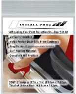 🚗 enhance your vehicle's protection with proz self-healing clear paint protection bra—door sill kit (measures 64in x 3in) logo
