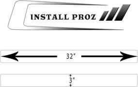 img 1 attached to 🚗 Enhance Your Vehicle's Protection with Proz Self-Healing Clear Paint Protection Bra—Door Sill Kit (Measures 64in x 3in)