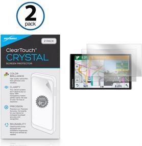 img 4 attached to 📱 Защитная пленка для экрана Garmin DriveSmart 61 LMT-S - BoxWave ClearTouch Crystal (2 штуки), HD-пленка для экрана - Защита от царапин