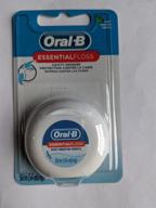 oral b essential dental floss waxed logo