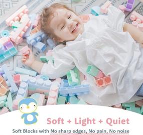 img 2 attached to 🦷 Waterproof Non-Toxic Teething MOOMU Building