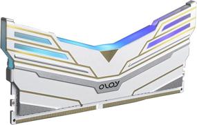 img 1 attached to OLOy DDR4 ОЗУ 16 ГБ (2x8 ГБ) Warhawk Aura Sync RGB 3200 МГц CL16 1.35 В 288-контактный настольный гейминговый UDIMM (MD4U0832160BCWDA): Высокопроизводительная RGB память для настольного гейминга.