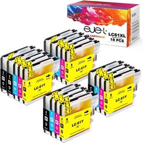 img 4 attached to 🖨️ ejet Compatible Ink Cartridge LC61 LC-61 for Brother MFC-490CW MFC-495CW MFC-6490CW MFC-5890CN DCP-J140W (18 Pack)