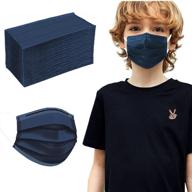 маска детская одноразовая 100 штук, дышащая безопасность логотип