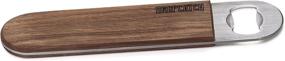 img 4 attached to Stainless Steel and Walnut Handheld Bar Blade Bottle Opener - DropCatch for Kitchen and Bar (Standard)