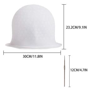 img 3 attached to 🎨 Yebeauty Highlight Cap – Professional Silicone Hair Highlighting Cap with Hook for Perfect Dyeing