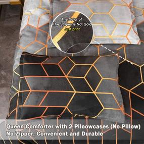 img 2 attached to Edreded Bedding Comforter Geometric Matching