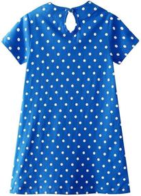 img 3 attached to 👗 Eocom Flamingo Cartoon T-Shirt Girls' Clothing Dresses