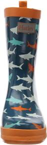 img 3 attached to Hatley Printed Boots Sharks Toddler Boys' Shoes for Boots