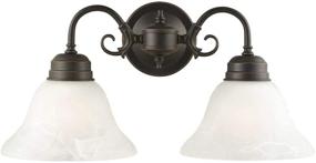 img 4 attached to 🏮 Enhance Your Space with the Design House 514471 Millbridge 2 Light Wall Light in Oil Rubbed Bronze