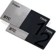 🔒 twin tangem - nfc кошелек для биткойнов с железным обеспечением, гарантирующий непревзойденную безопасность. логотип