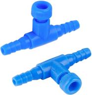 🐠 pawfly 10 pack: aquarium control valves for 3/16" tubing - efficient air pump flow regulators logo