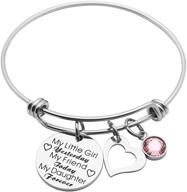 kingmaruo daughter stainless expandable bracelet logo