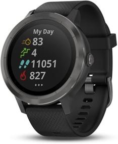 img 4 attached to 💪 Revolutionize Your Fitness Tracking with Garmin Vívoactive GPS Smartwatch Gunmetal