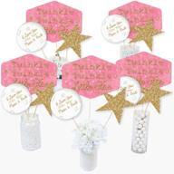 pink twinkle little star centerpiece logo