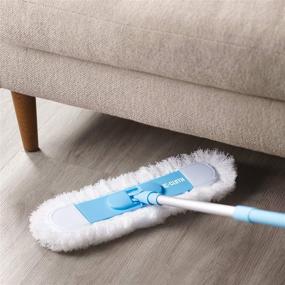 img 2 attached to 🧹 E-Cloth Flexi-Edge Floor and Wall Duster - Reusable Dusting Mop for Floor Cleaning, 200 Wash Guarantee, 1 Pack