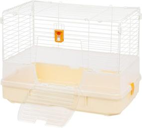 img 3 attached to 🐇 Iris USA Small Wire Animal House White (586240): a compact and stylish haven for your furry friends