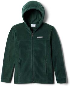 img 3 attached to 🧥 Columbia Steens Fleece Hoodie Spruce Boys' Sweater